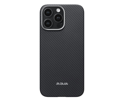 Etui do telefonów PITAKA Ultra-Slim Case do iPhone 16 Pro Black/Grey (PitaTap)